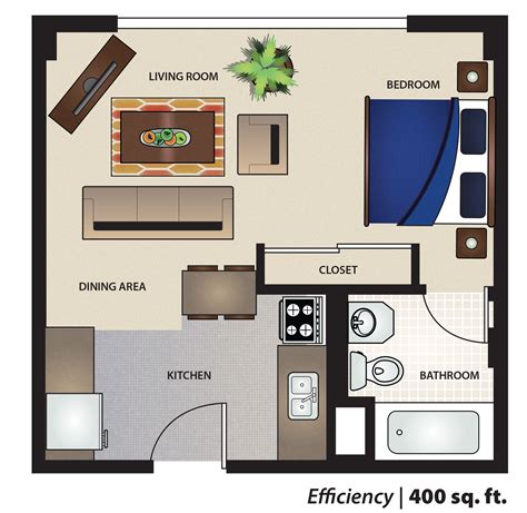 300 sq feet studio|studio apartment layout floor plan.